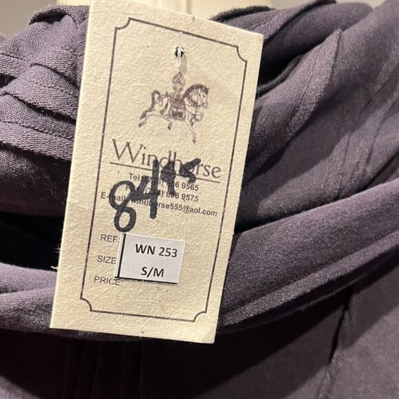 cowlneck purple blouse w pockets NWT - Picture 5 of 12